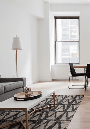 プレミアムルームのリビング