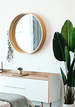 スタンダードルームのベッド