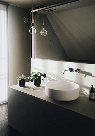 スタンダードルームのサニタリー